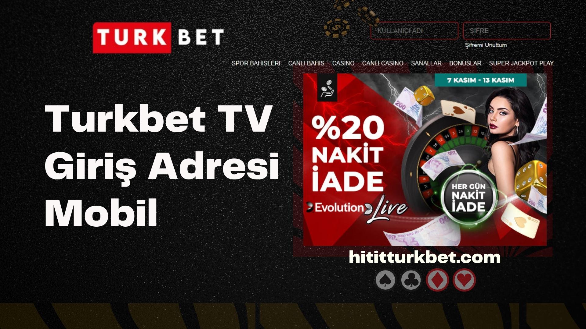 Turkbet TV Giriş Adresi Mobil