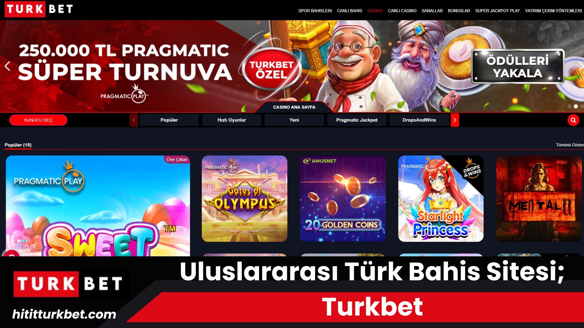 Uluslararası Türk Bahis Sitesi; Turkbet